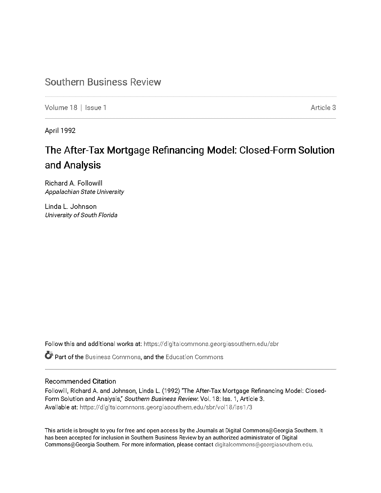 net present value mortgage example