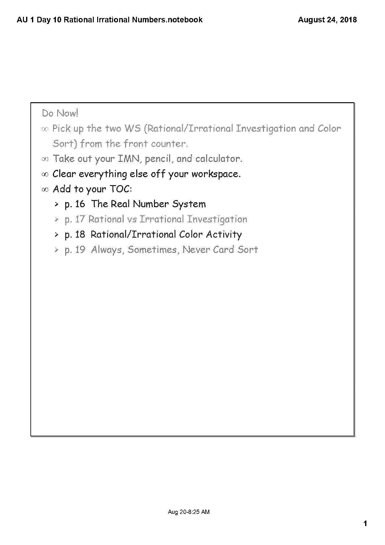 rational or irrational coloring worksheet