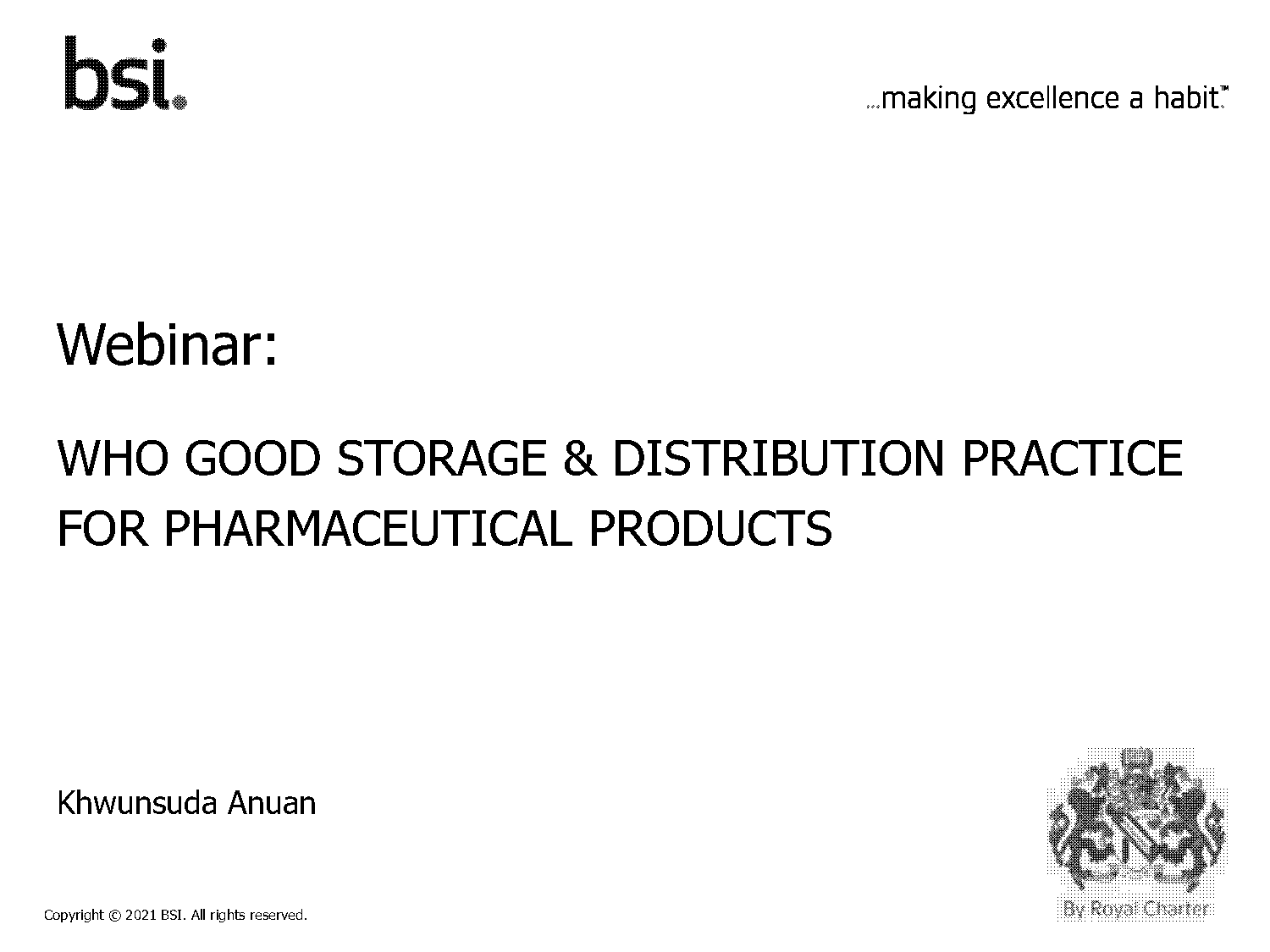 guide to good storage practices for pharmaceuticals