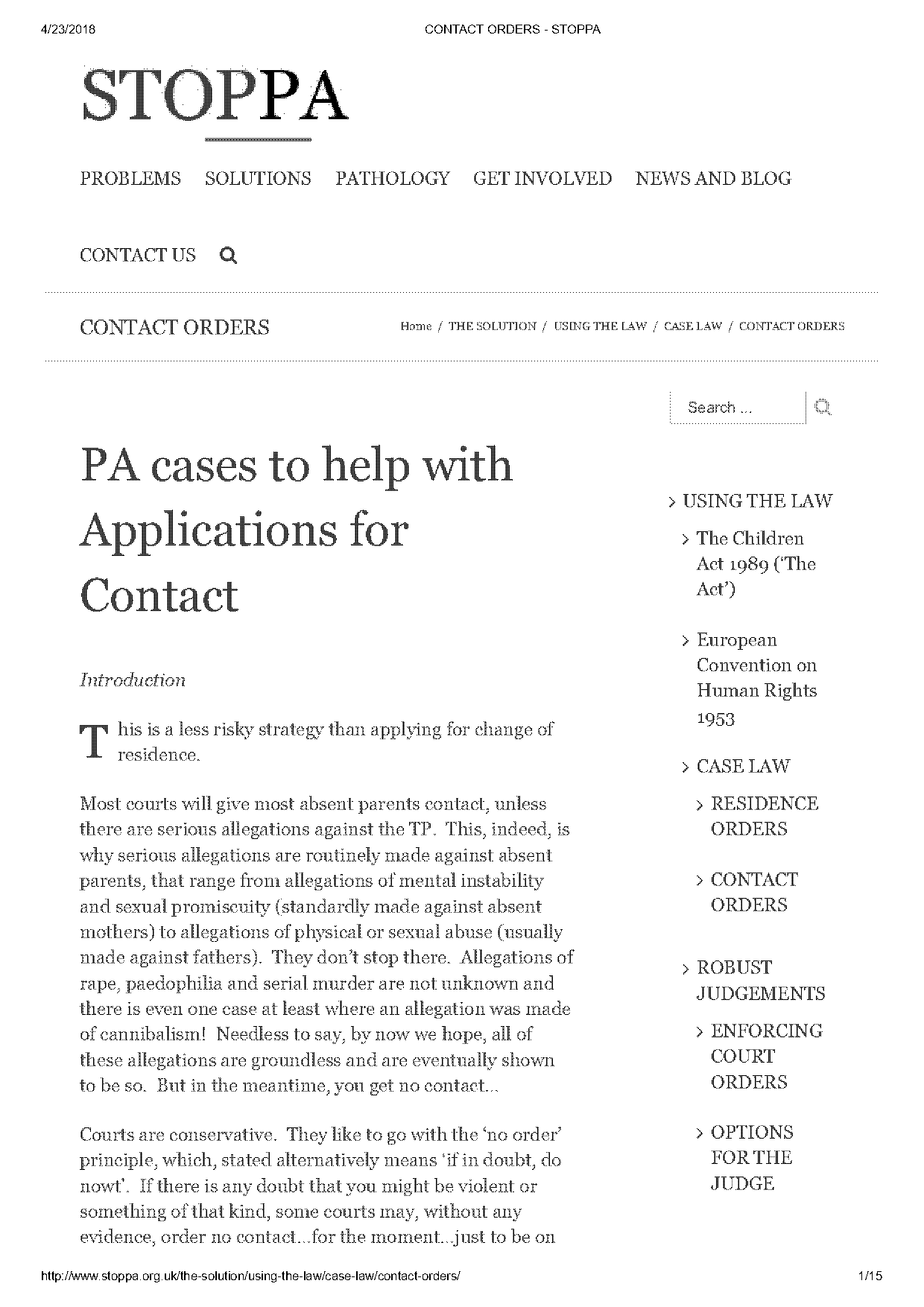 child access court order uk