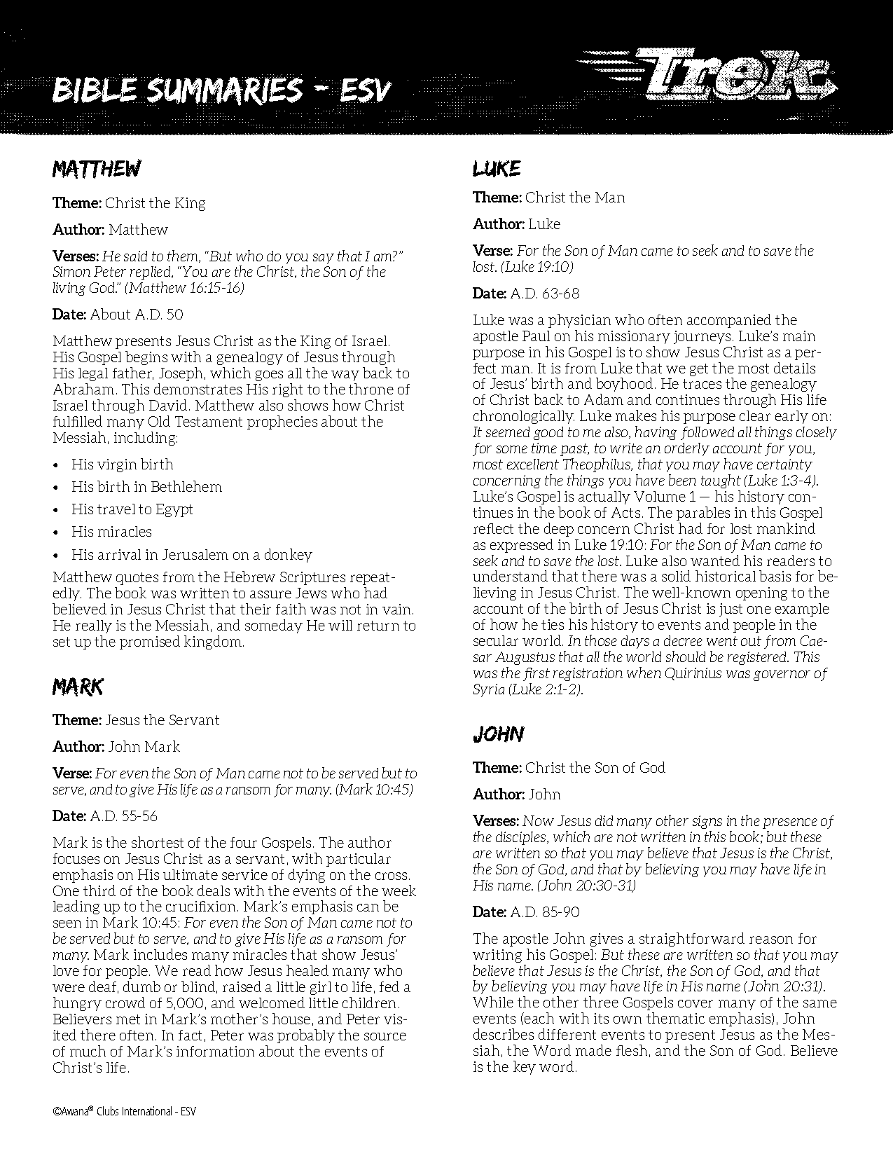 basic outline of the old testament