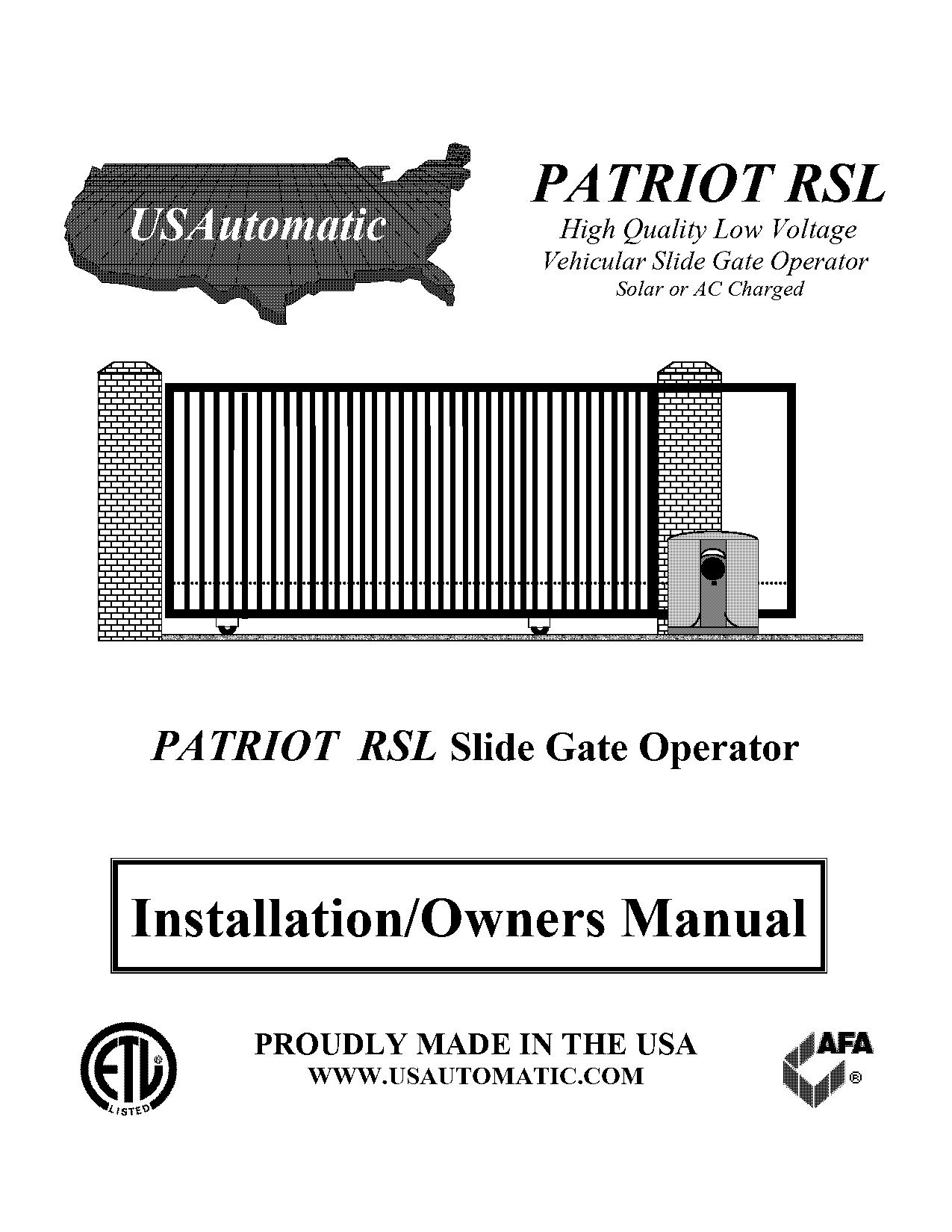 patriot solar charger manual