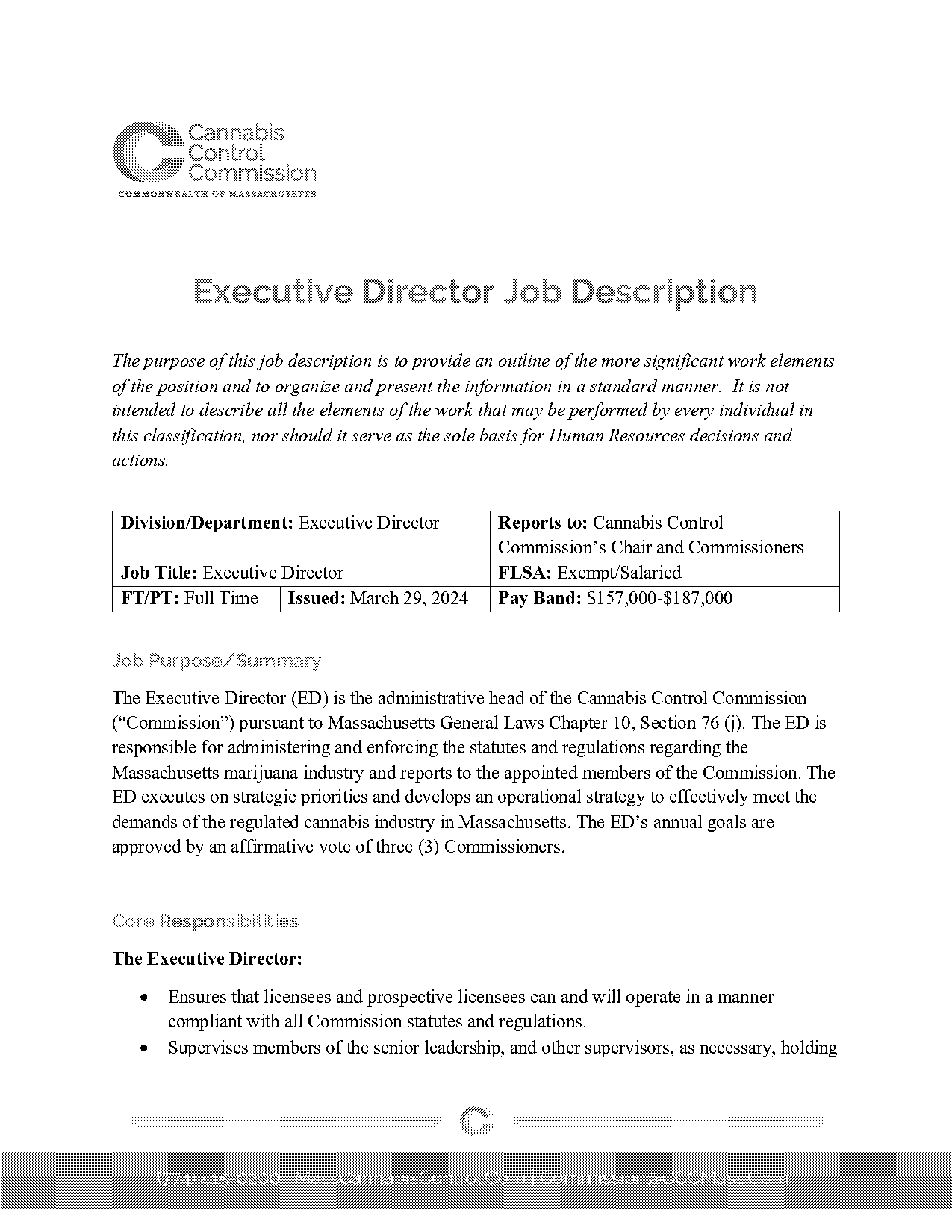 administrative executive officer resume