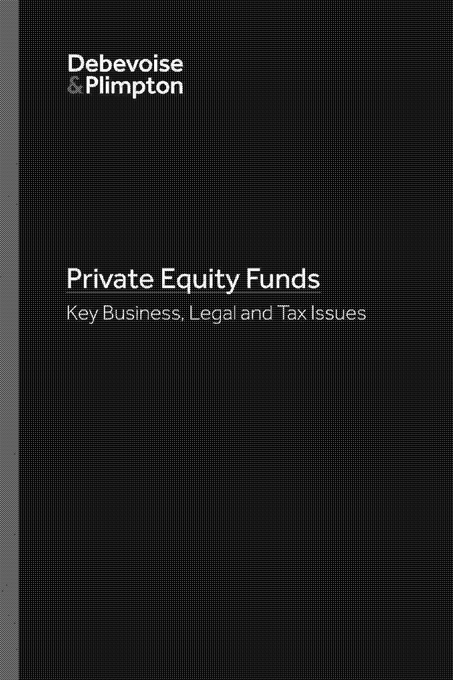 private placement memorandum alternative investment fund