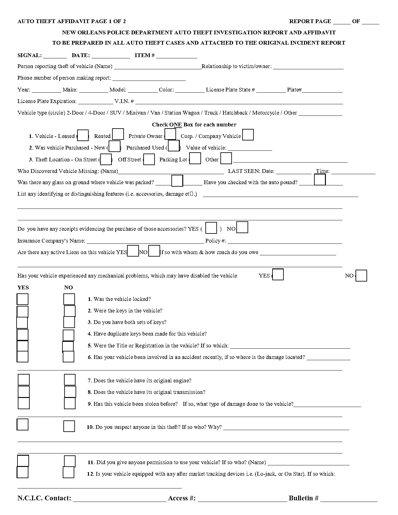 should you report car vandalism