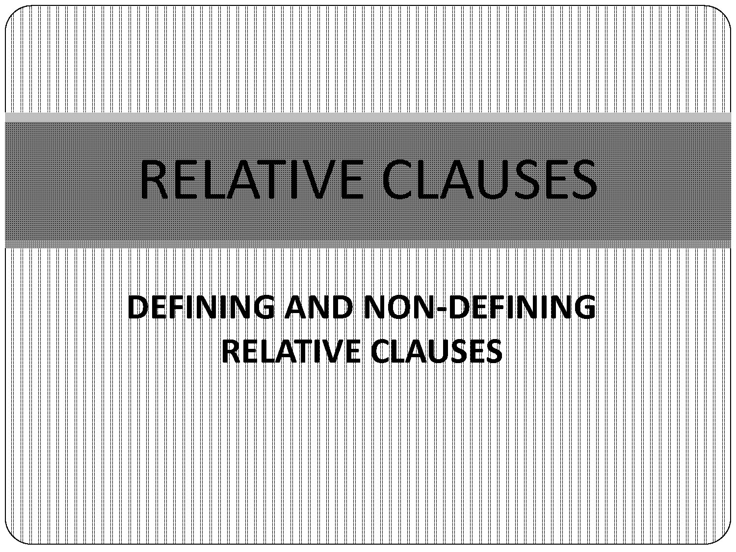 relative clauses explained pdf