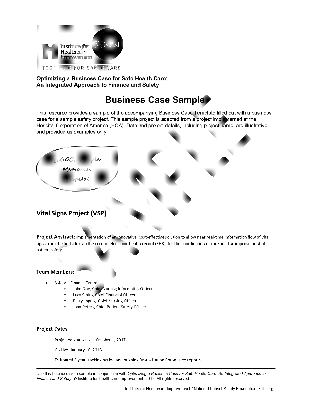 business case discussion examples