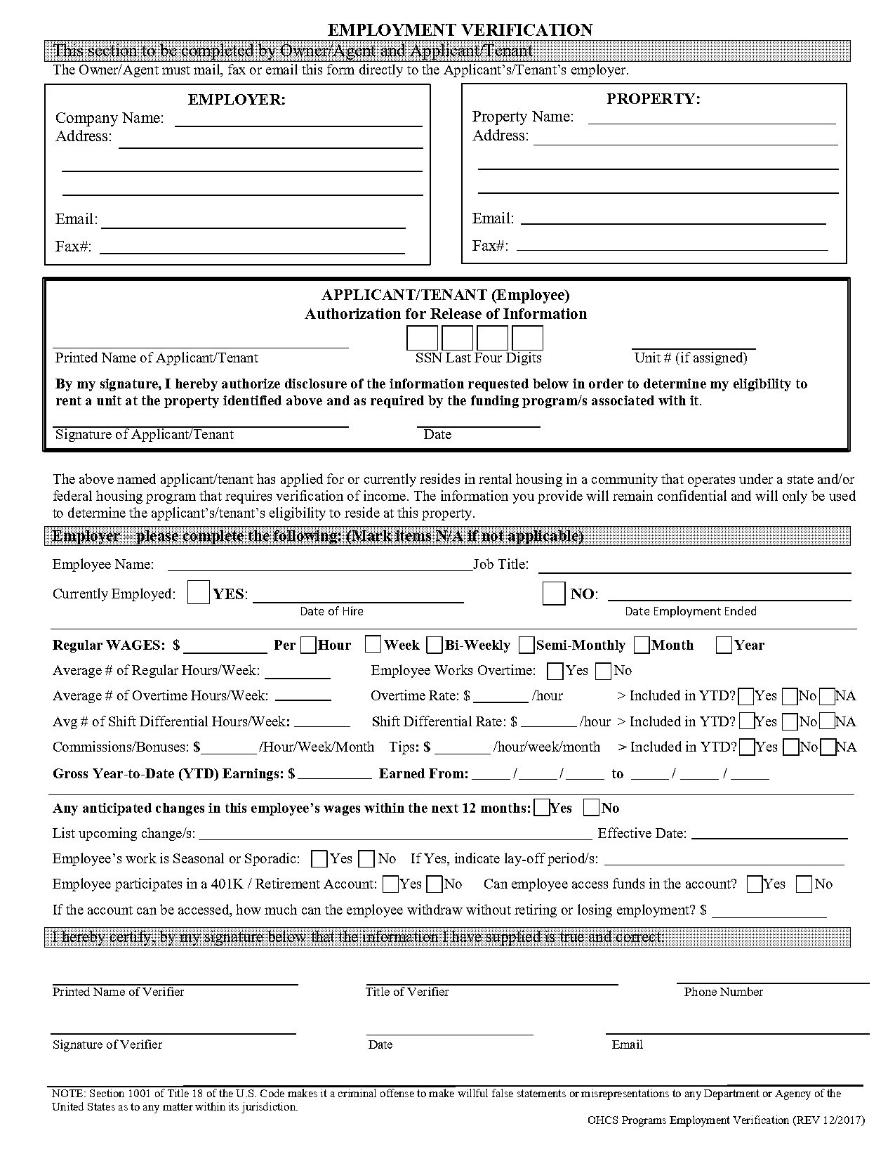 employee verification letter template