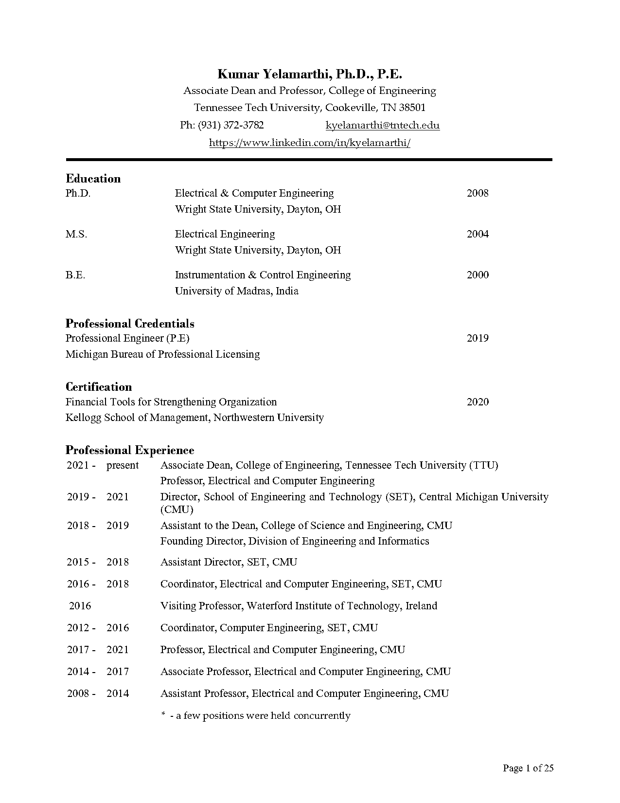 instrumentation and control engineering resume