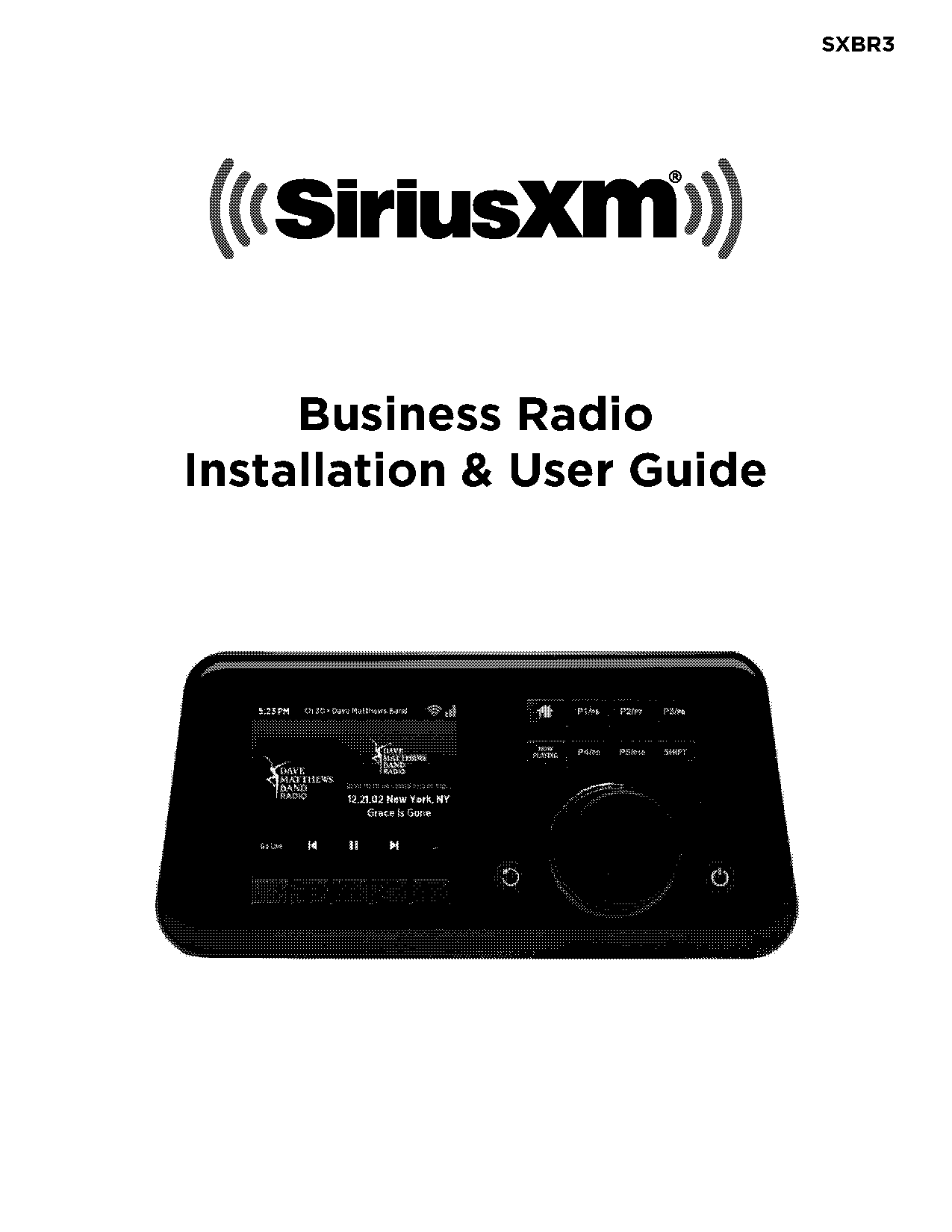 siriusxm quick start guide