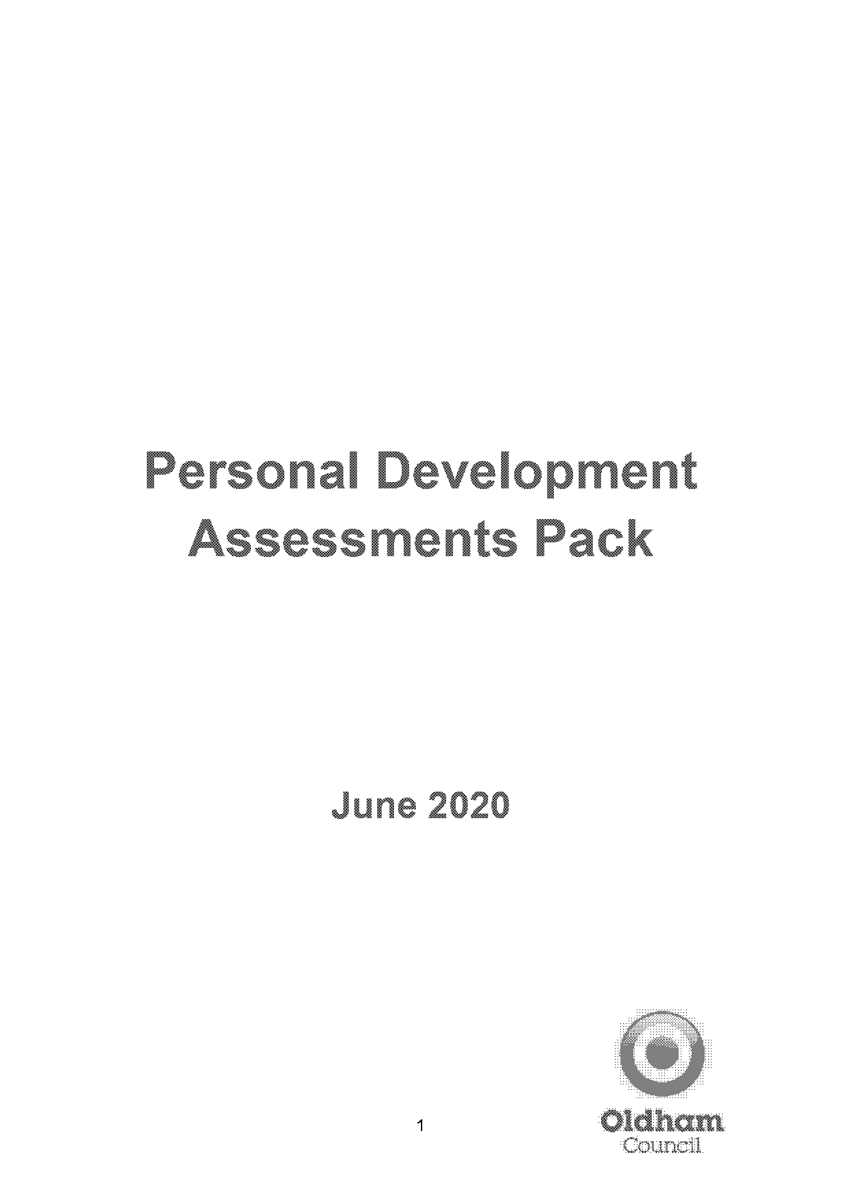 personal development questionnaire for work