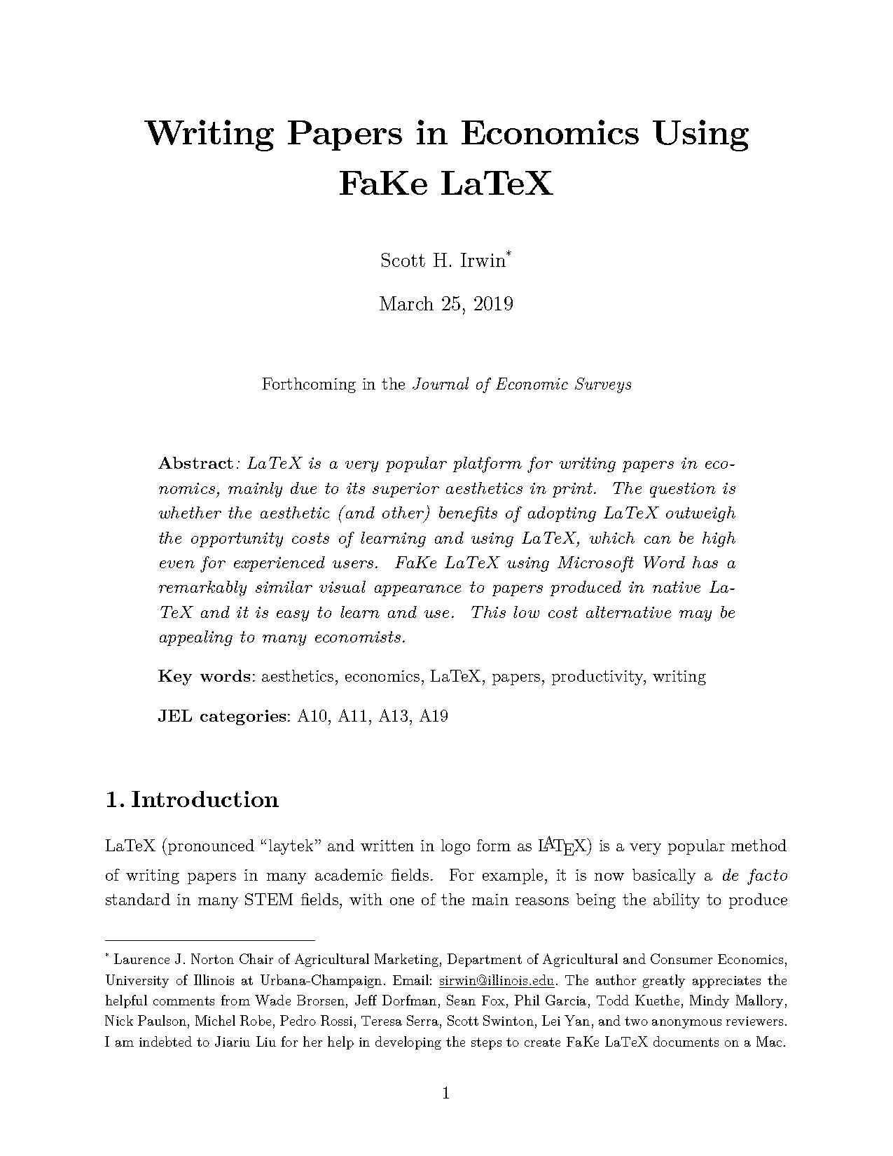 how to write a paper using latex