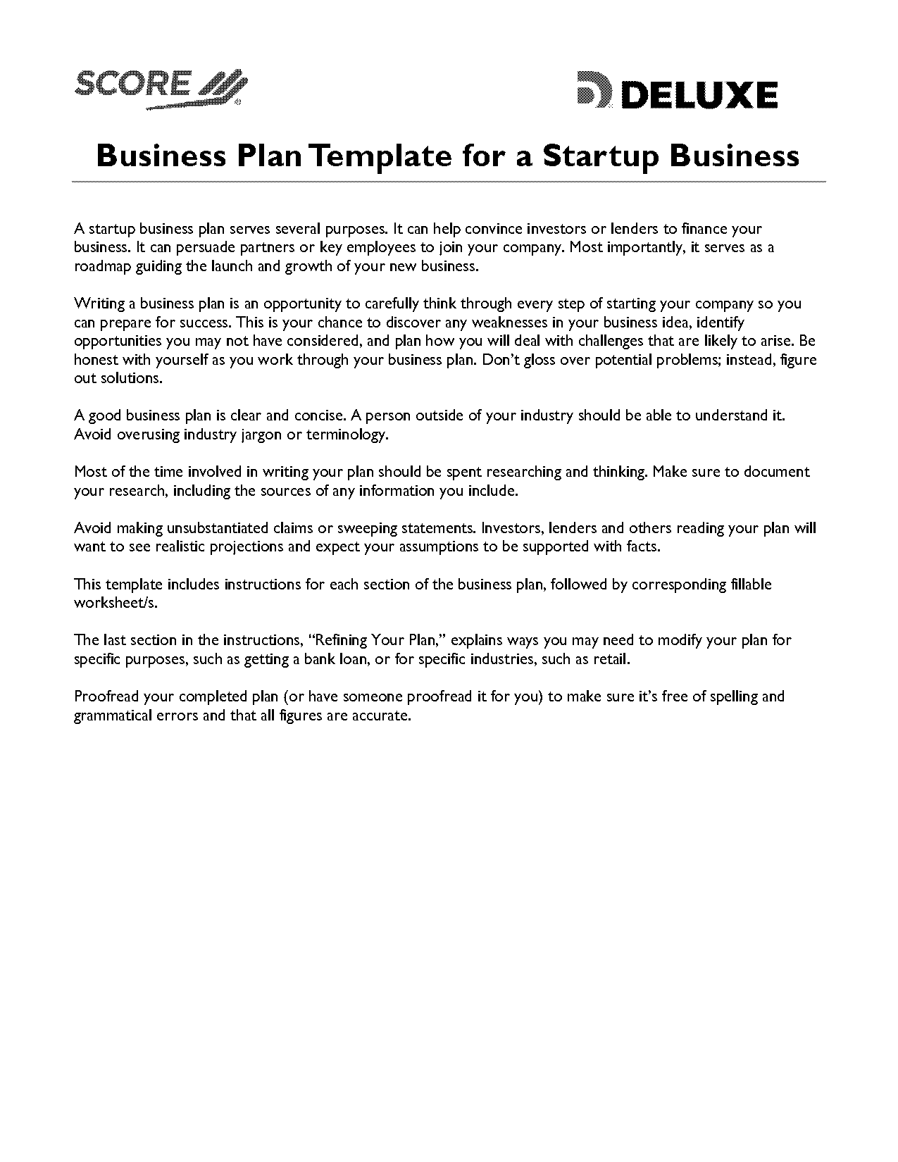 business write up proposal