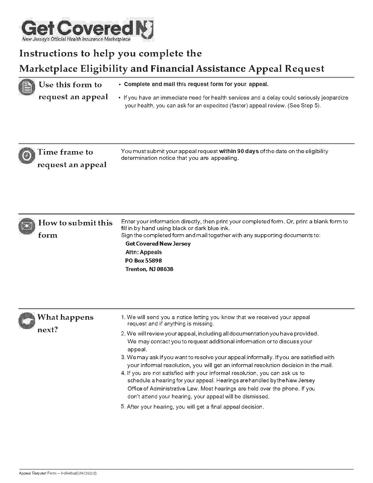 notice of dismissal form nj