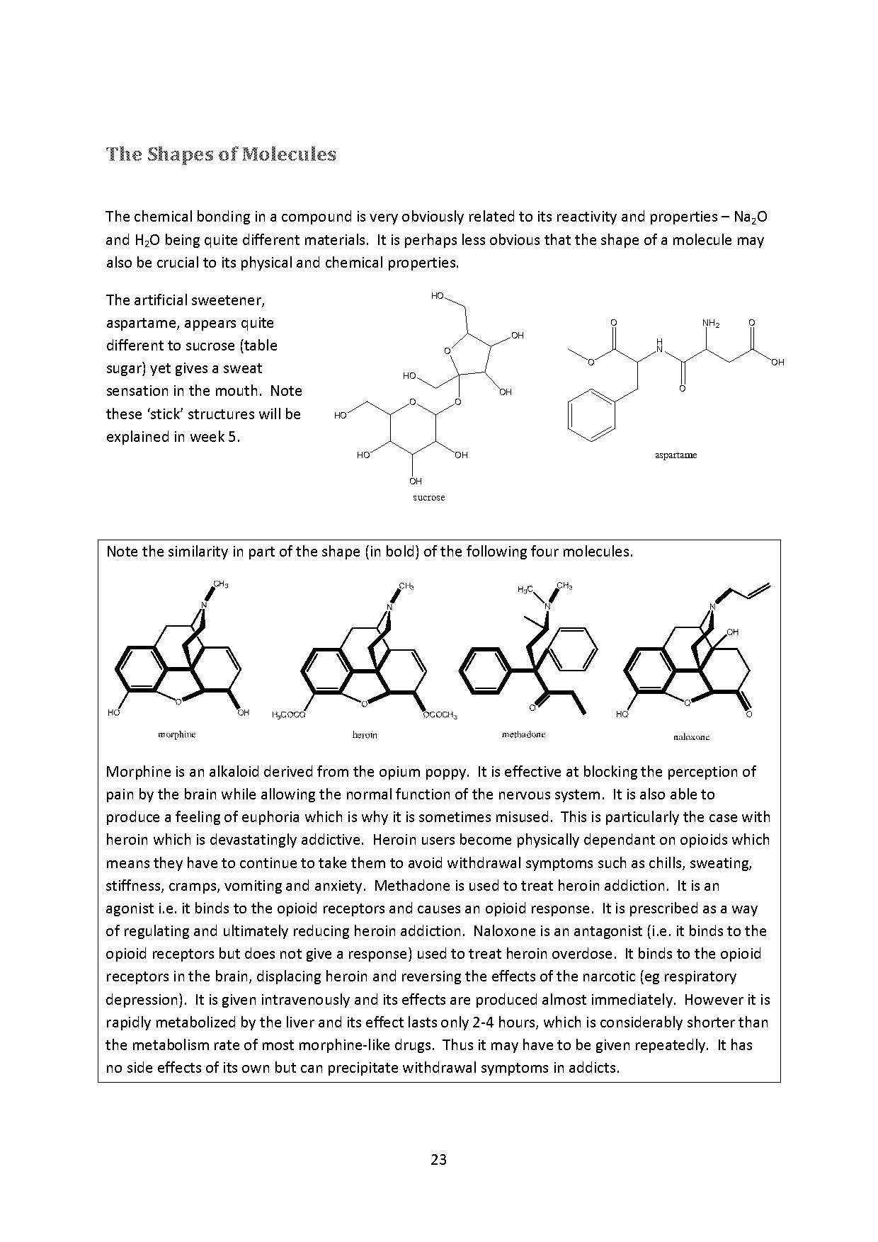 physical and chemical properties notes