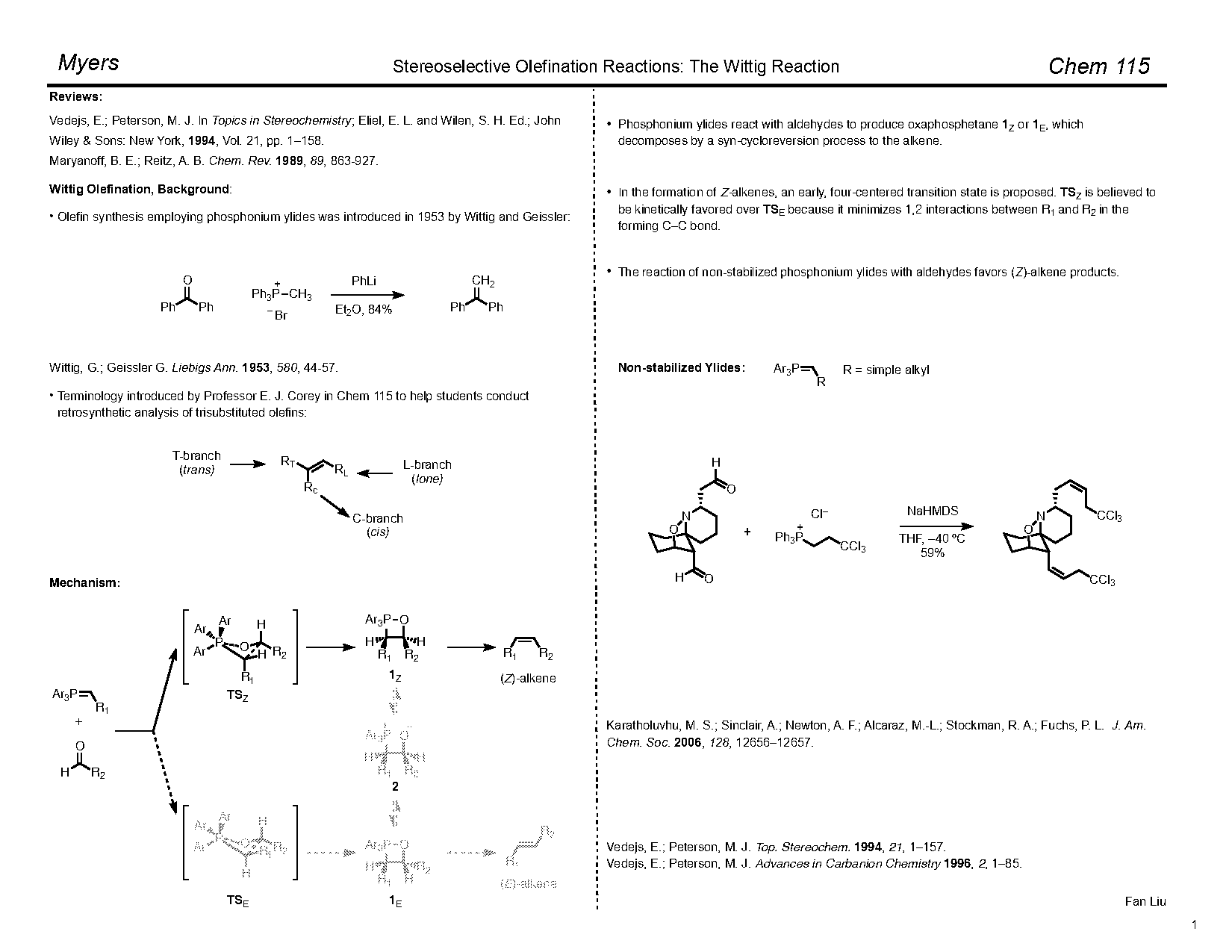 application of wittig reaction pdf