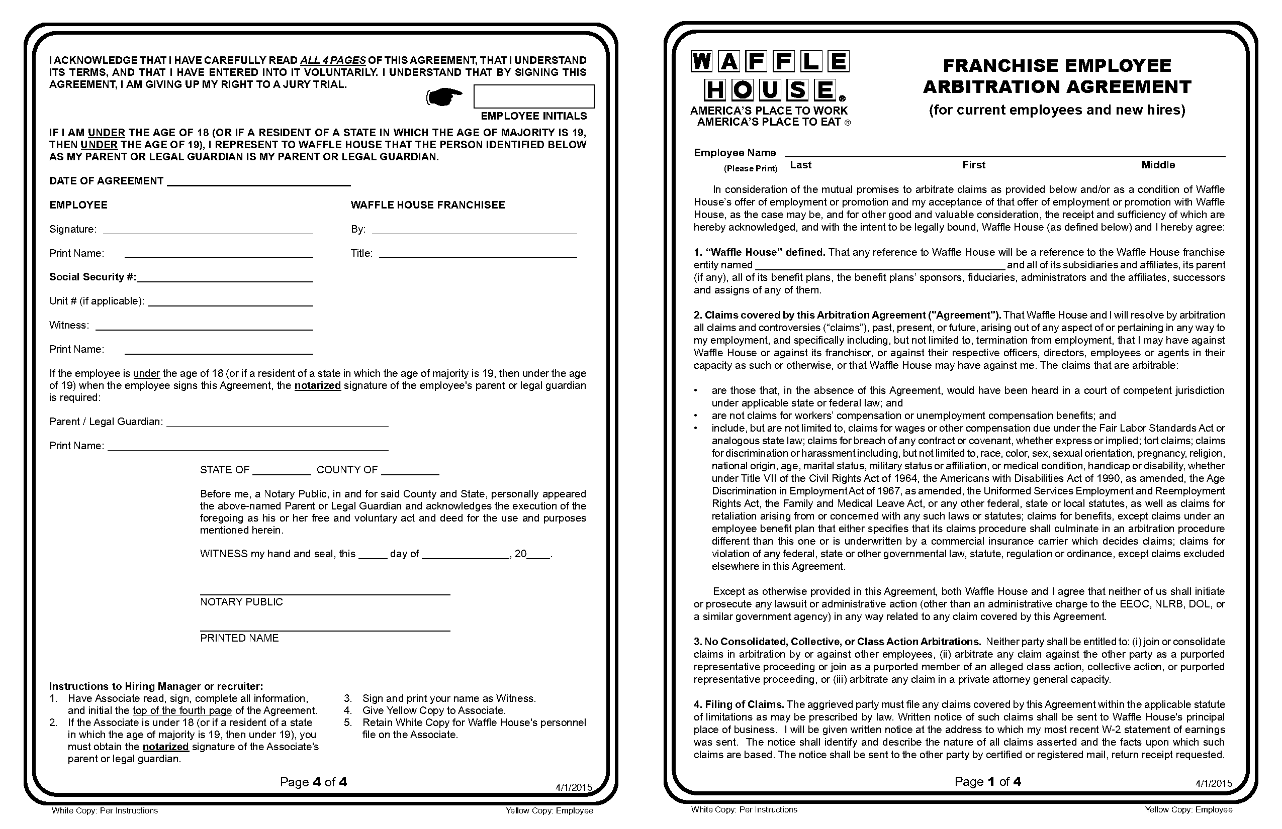 printable waffle house application