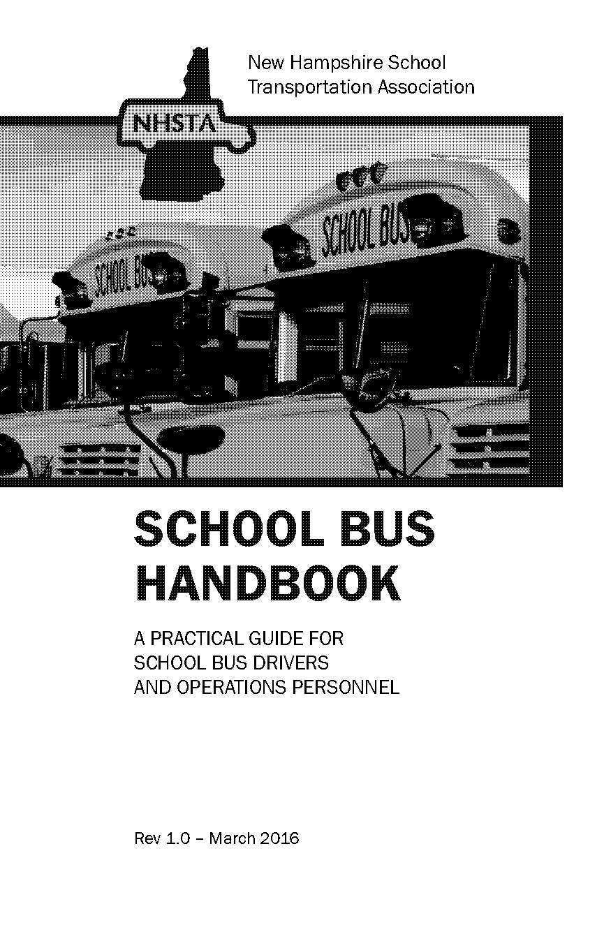 the official bus handbook for bus and school bus drivers