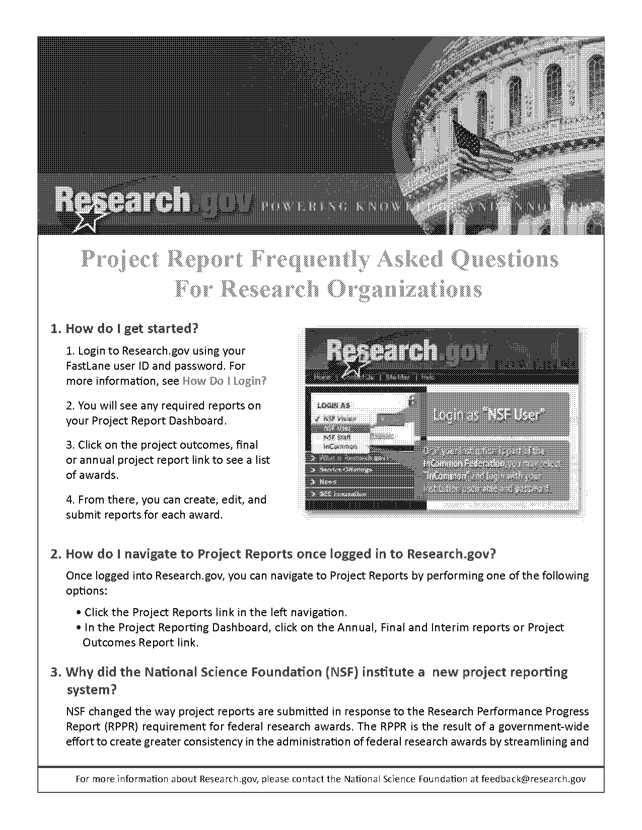 how to create project report format