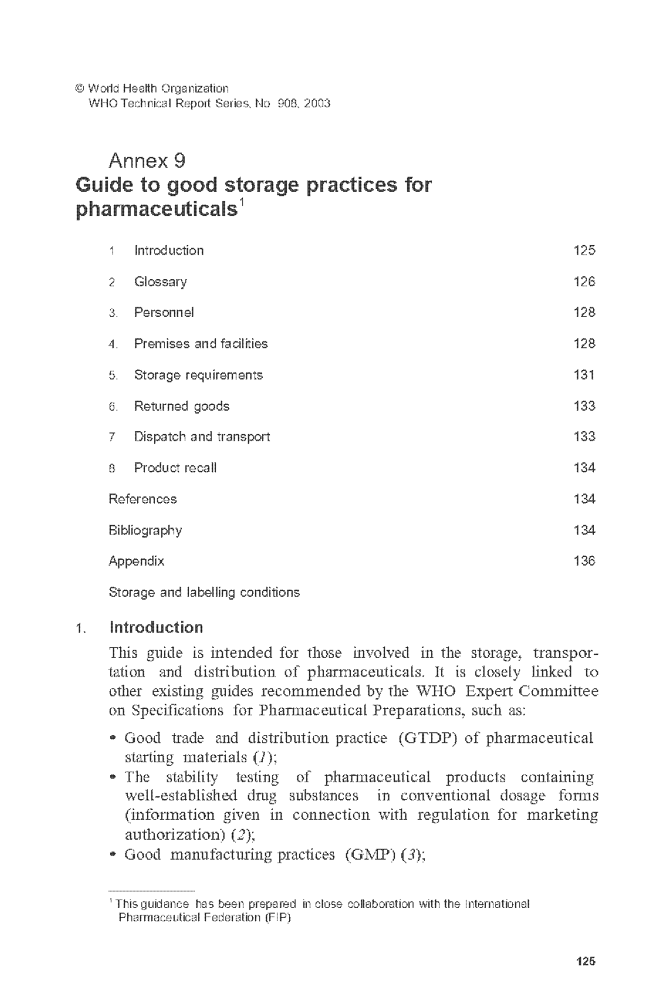 guide to good storage practices for pharmaceuticals