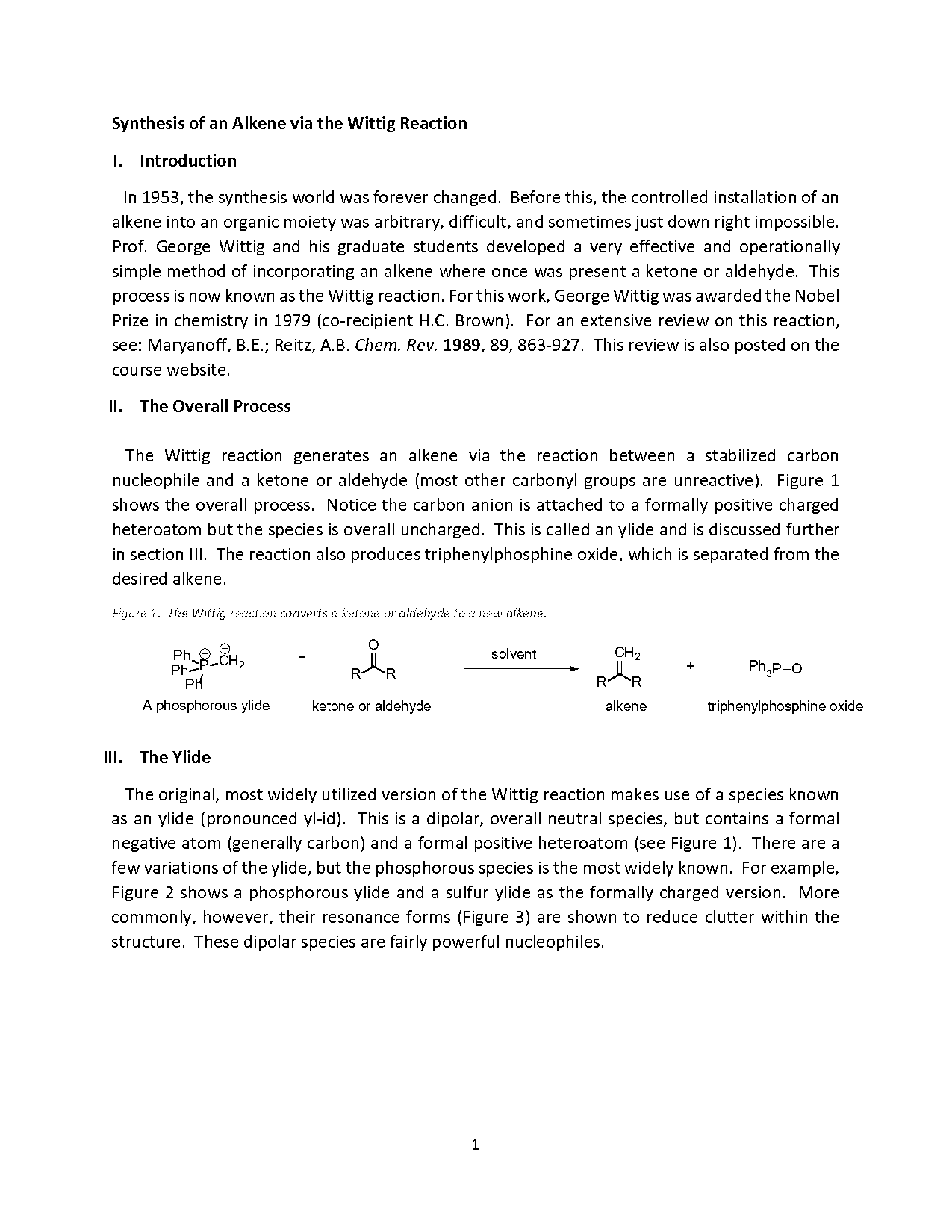 application of wittig reaction pdf