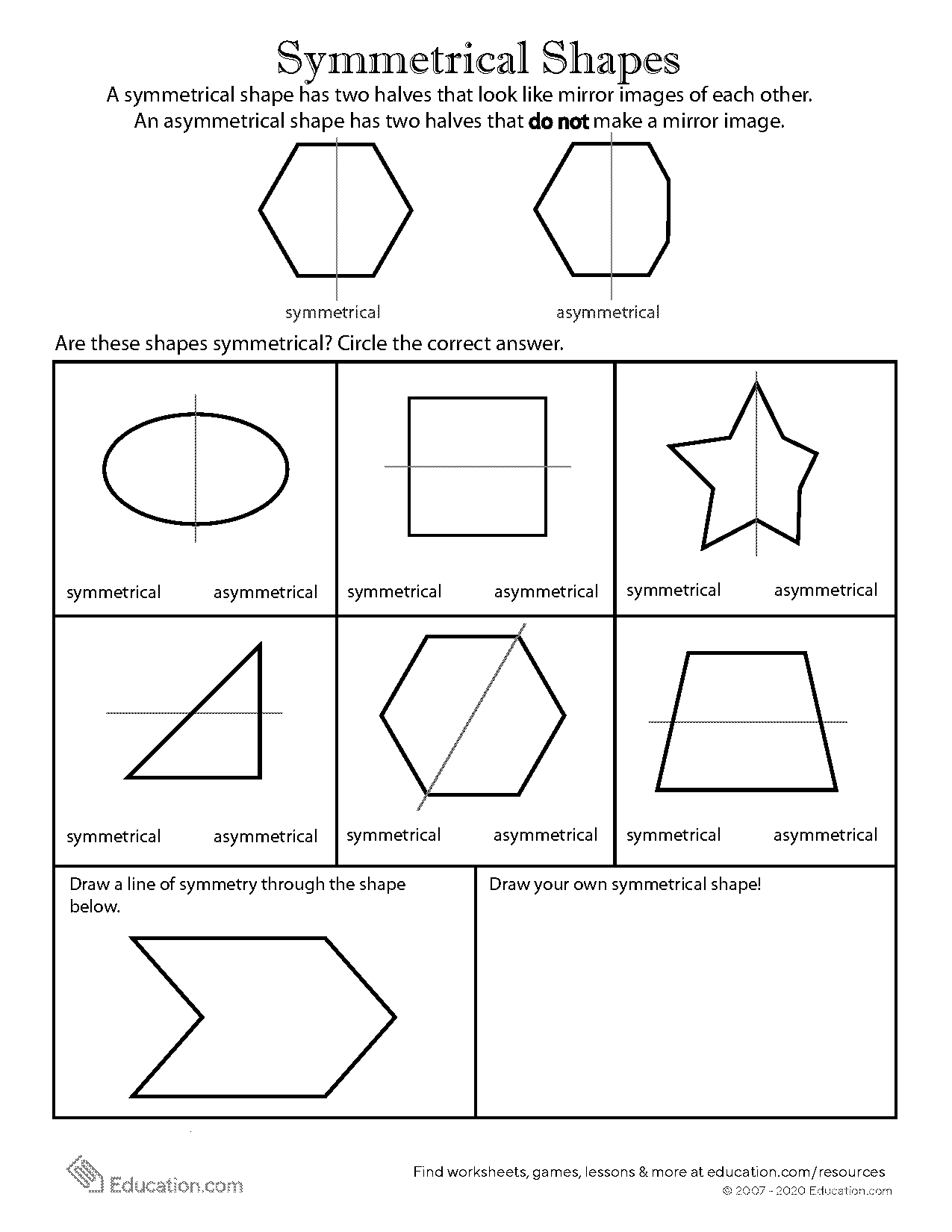 lines of symmetry triangles worksheet