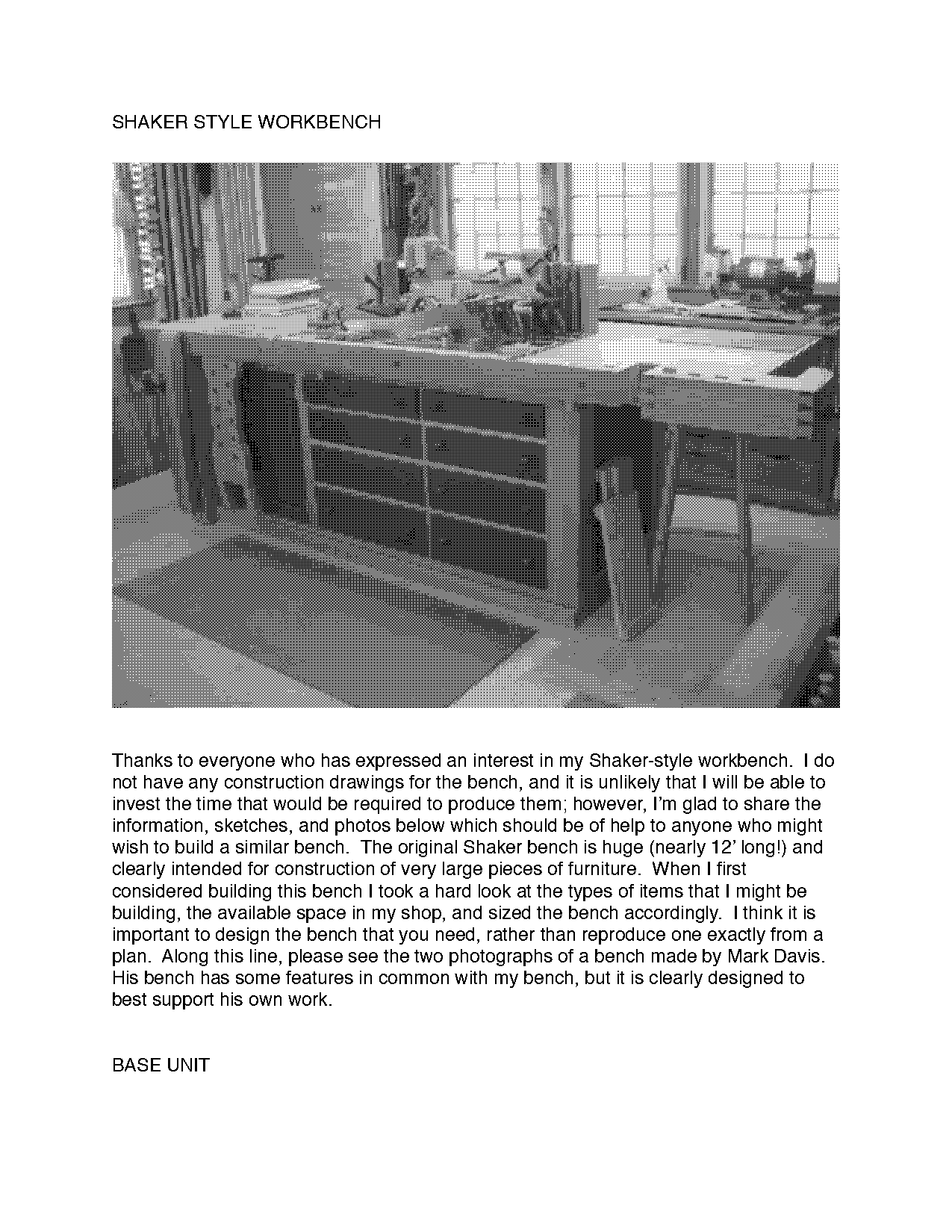 double x wood bench plans