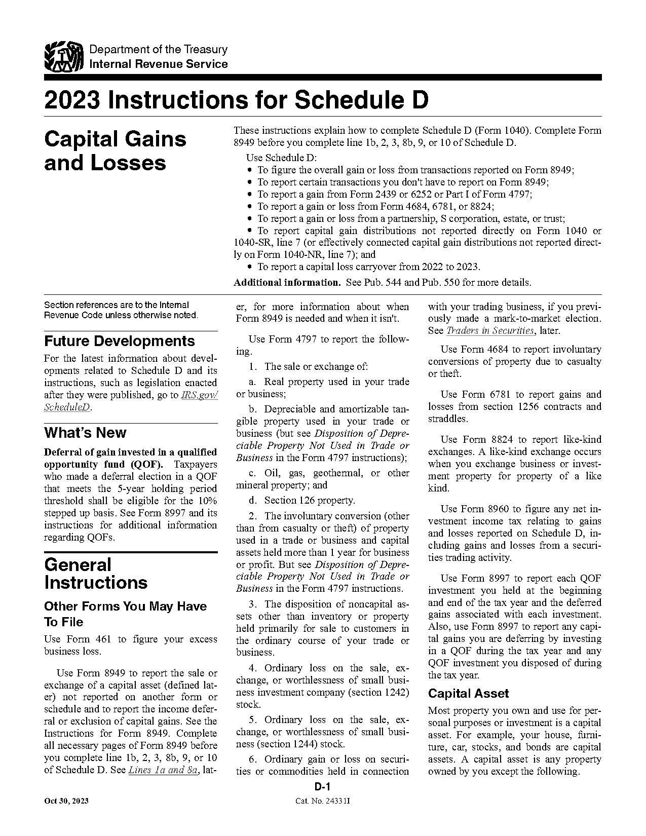 how do we set of short term capital loss