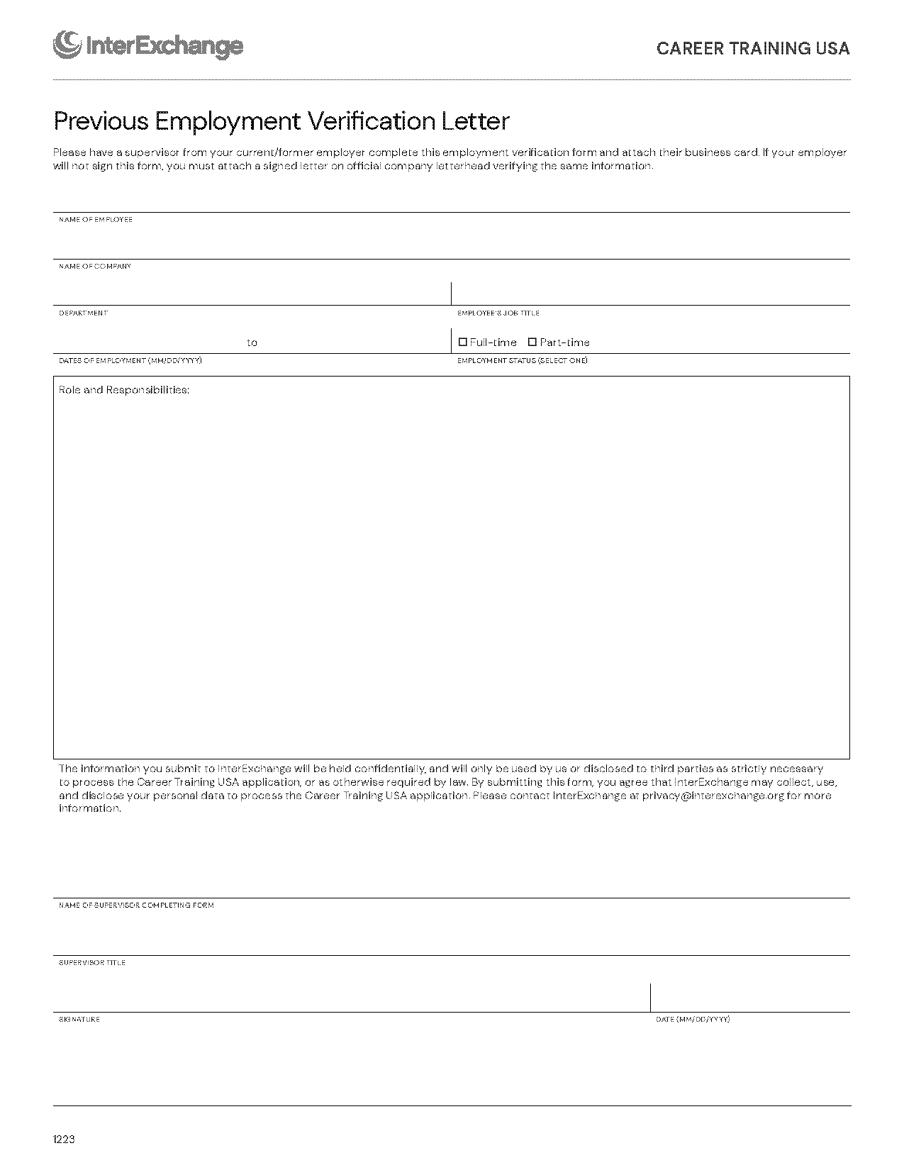 employee verification letter template