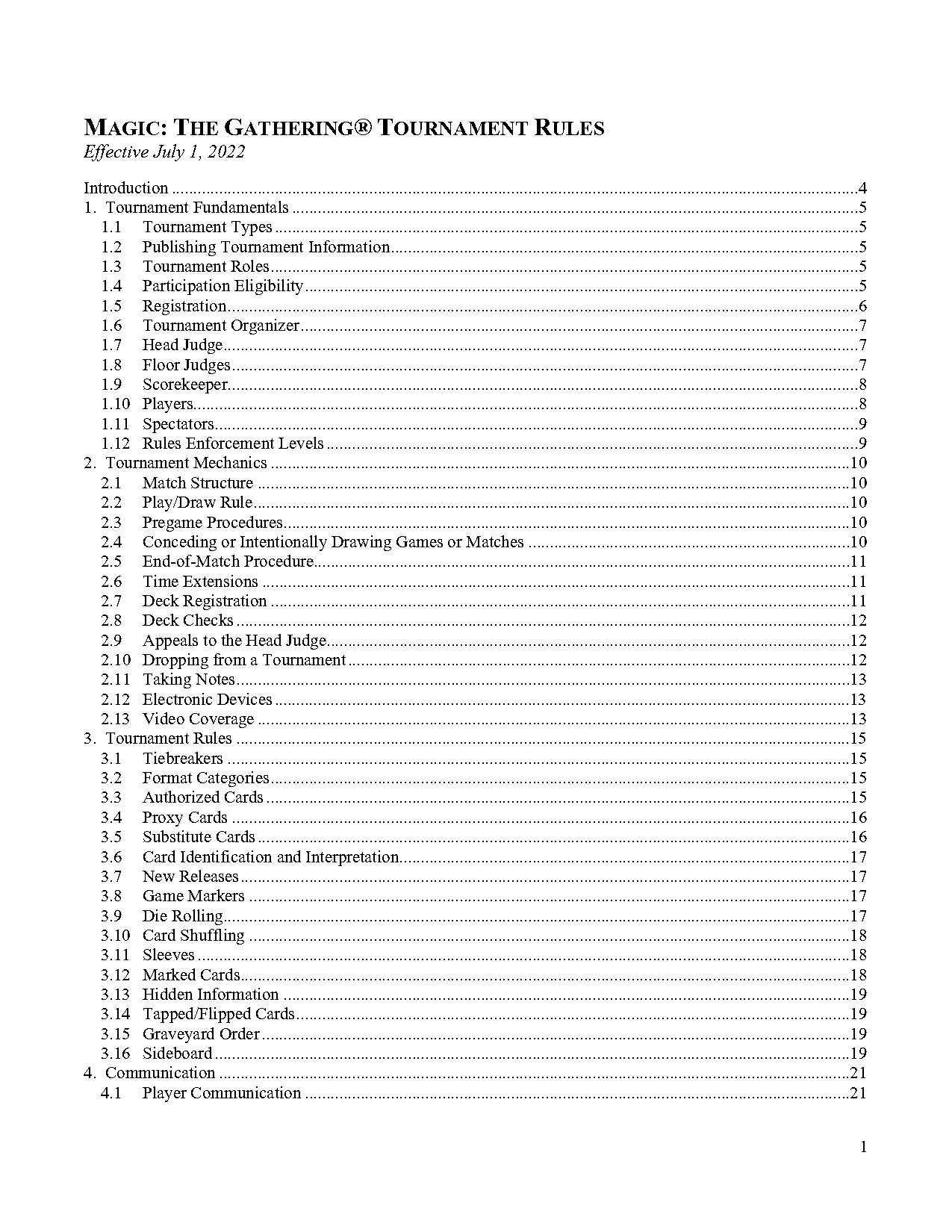 mtg set list order