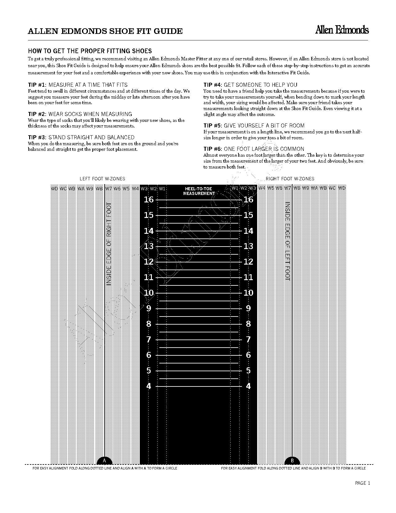 nike golf shoe size guide