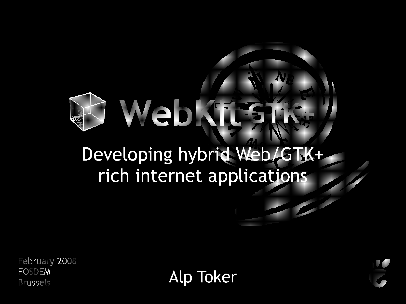 using webkit as application