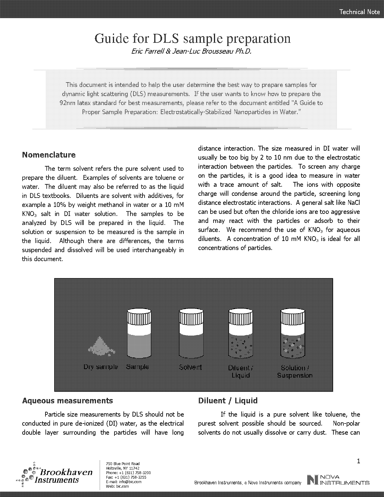 how to clear a sample