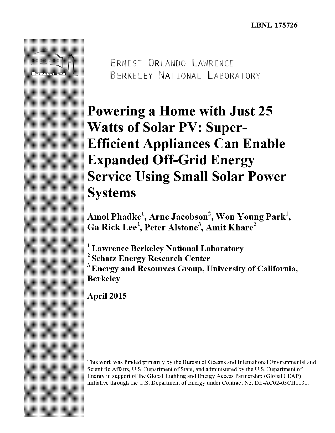 can solar be used to directly power appliances