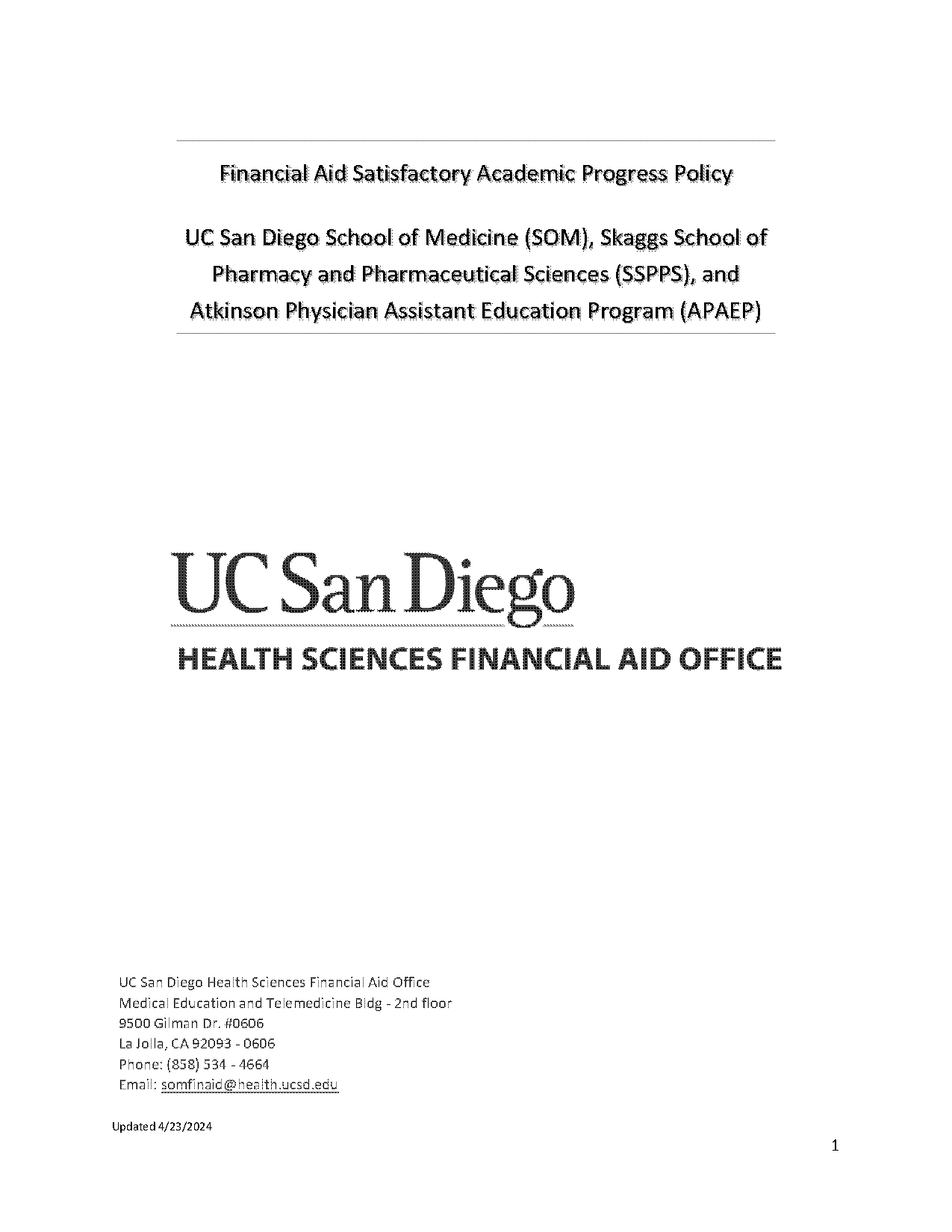 does ucsd medical school require updated grades