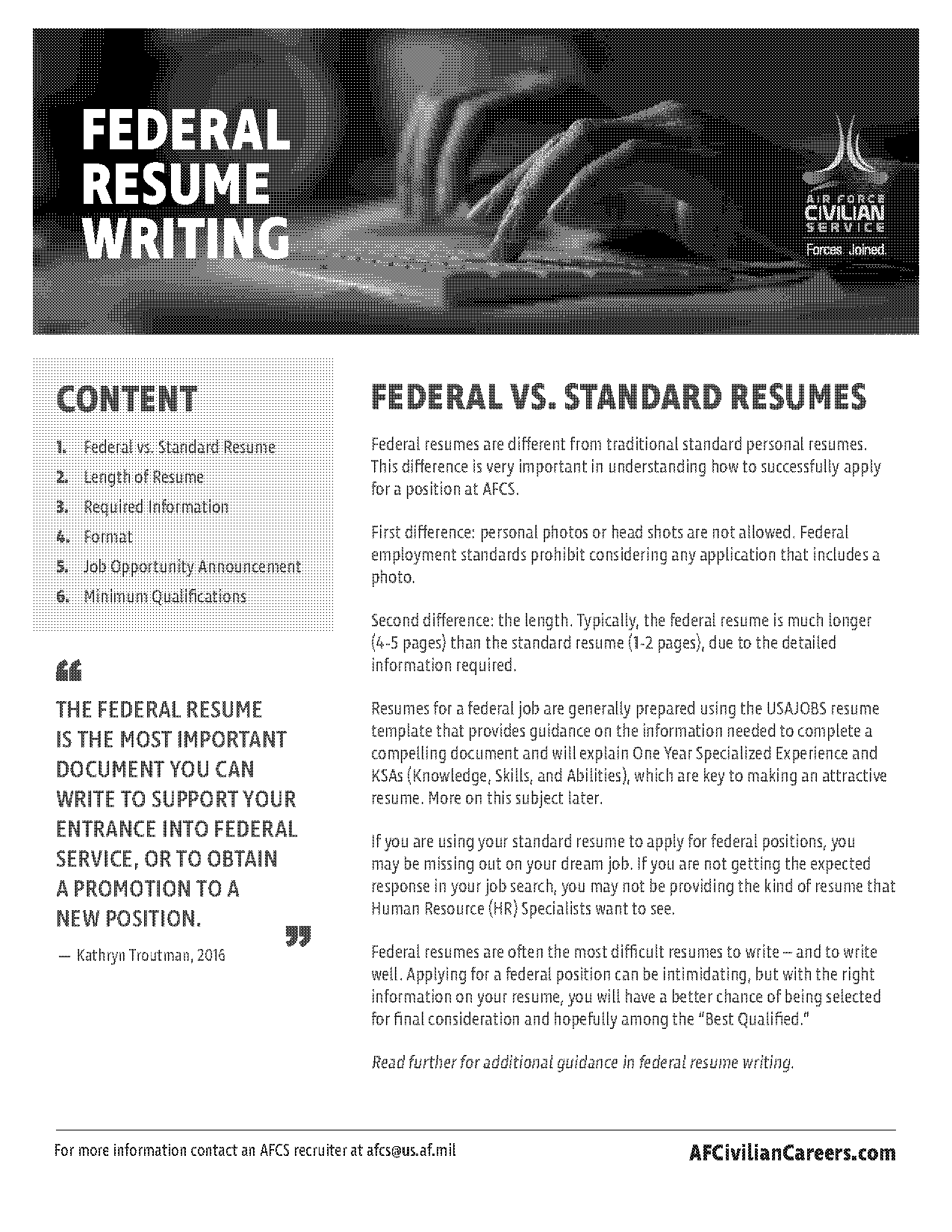 sample resume with one year experiance