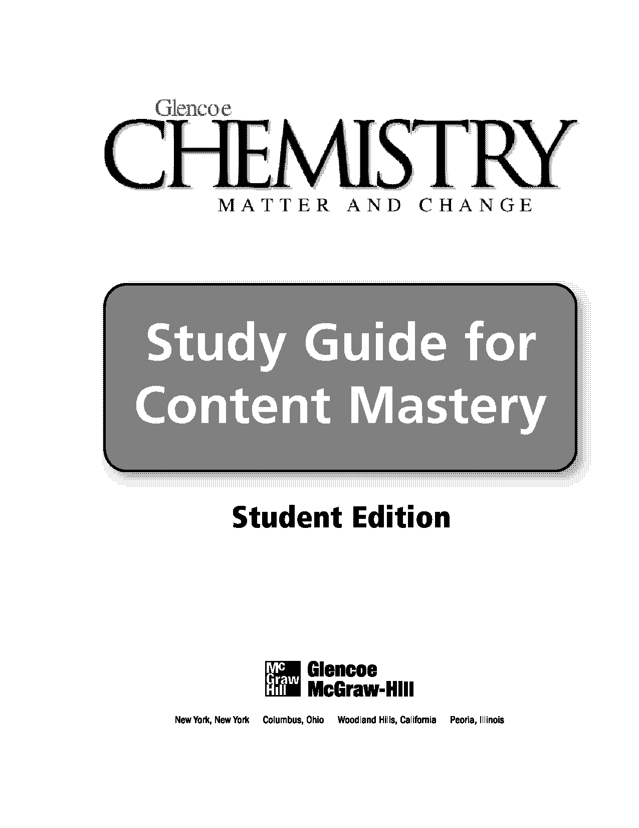 chemistry matter and change study guide pdf