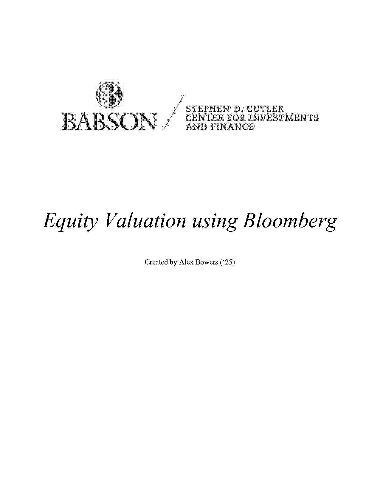 common size income statement bloomberg