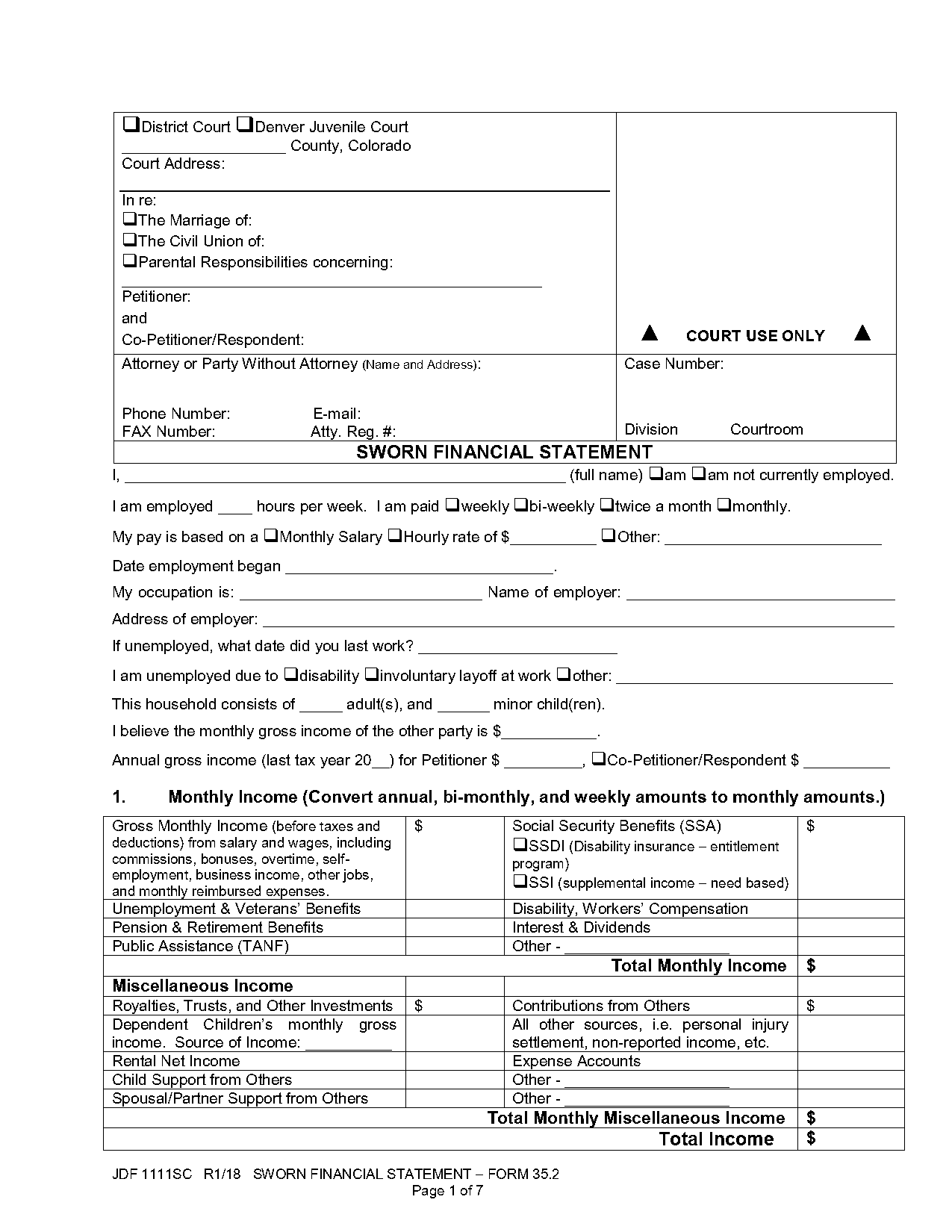 monthly income projection template