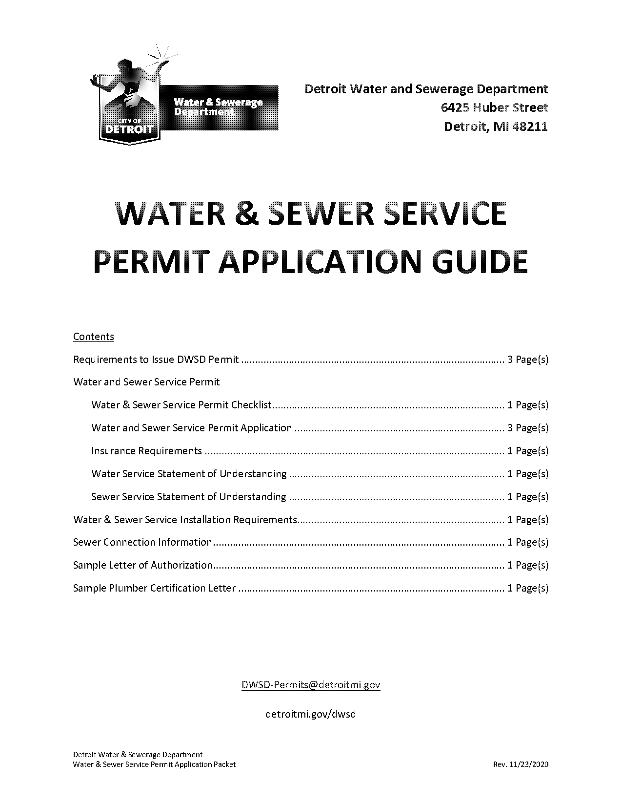 detroit water bill invoice