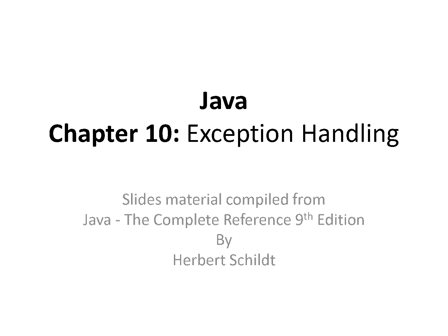 finally block statement in java