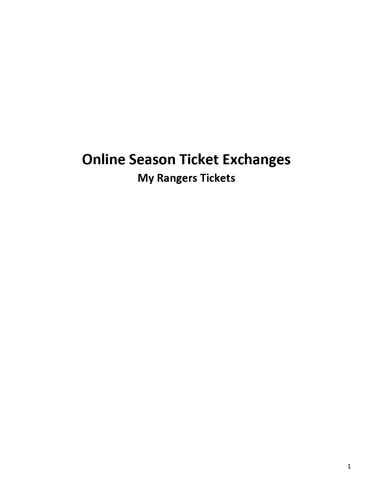 rangers ticket office online